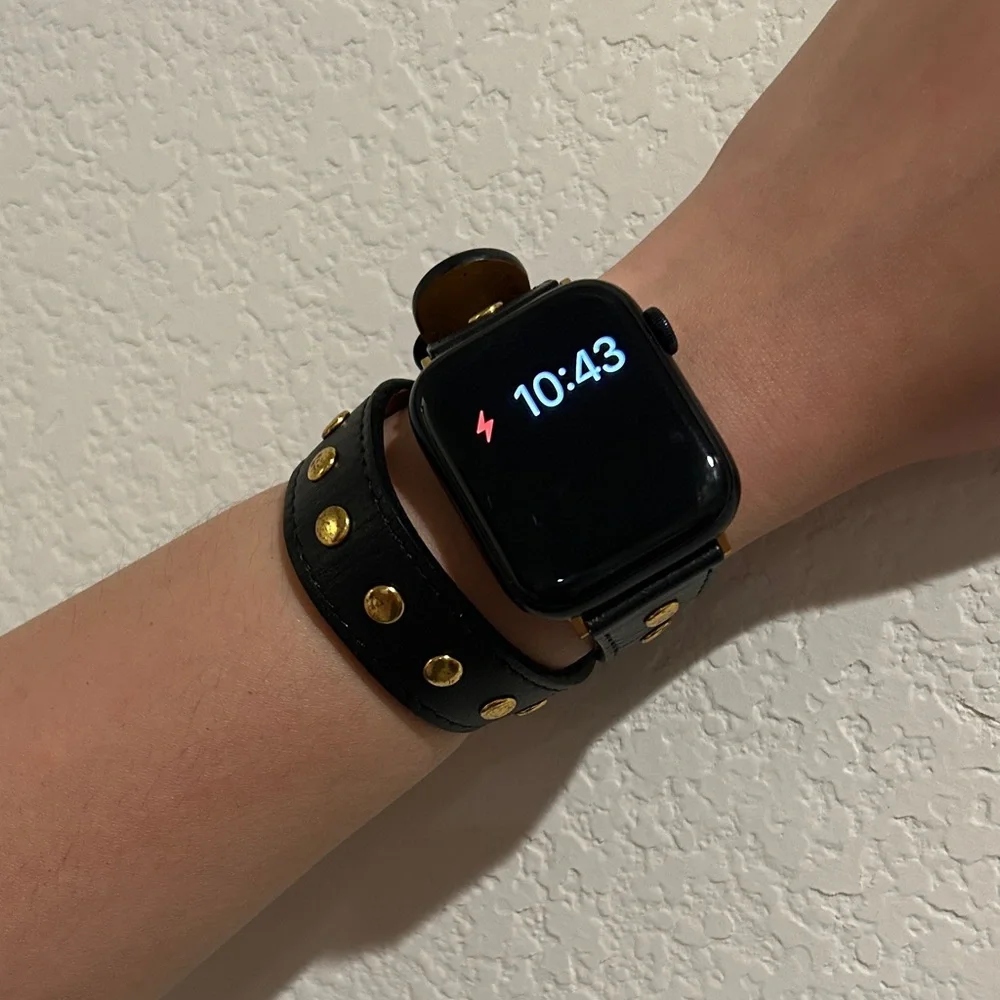 Gold Stud Wrap Band for Apple Watch